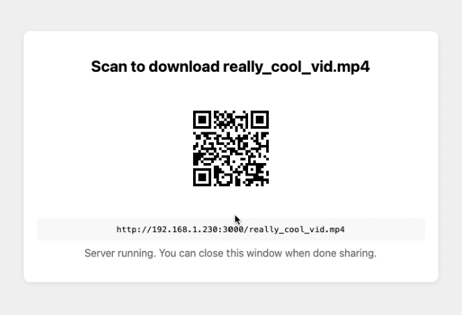 QR Share