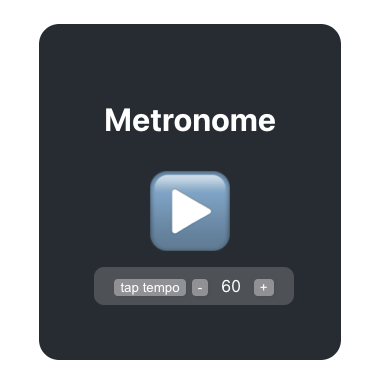 Hacky Metronome