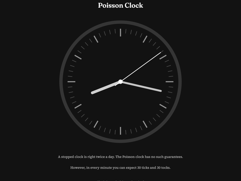 Poisson Clock